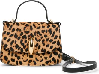 Dolce Vita Lucia Genuine Calf Hair Top Handle Bag in Leopard at Nordstrom Rack