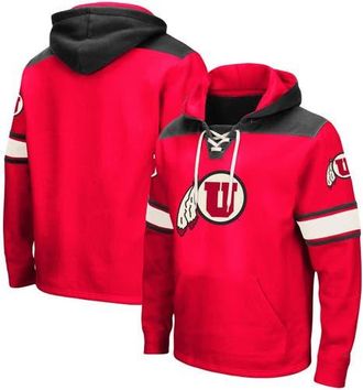 Colosseum Mens Colosseum Red Utah Utes 2.0 Lace-Up Pullover Hoodie at Nordstrom, Size Medium