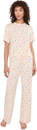 Honeydew Intimates All American T-Shirts Pant Set Womens Pajama Sets Happy Hour : XS, Polyester/Spandex