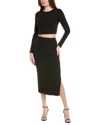 Bebe 2Pc Rib Sweater & Skirt Set