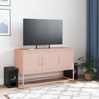 Berkfield Home TV Cabinet Pink 100.5x39x60.5 cm Steel