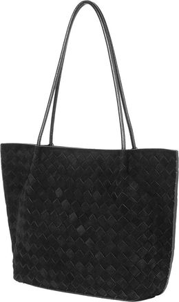 Tiffany & Fred Woven Suede Tote
