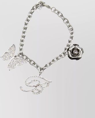Blumarine charm bracelets crystal embellishments