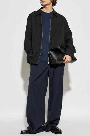 Etro Crew Neck T-shirt, Mens, Navy Blue