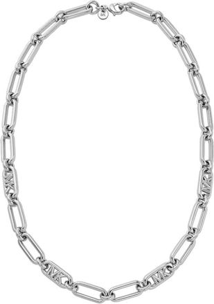 Michael Kors Accessoires, Dames, Grijs, ONE Size, Elegante Zirkonia Ketting