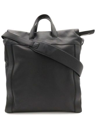 Bottega Veneta Black Calfskin Briefcase (Authentic Pre-Loved)