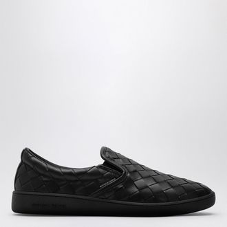 Bottega Veneta Sawyer black slip-on sneaker in Intrecciato