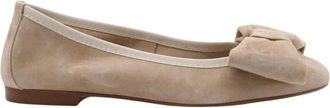 &Egrave; Mia Krim Ballerina Schoenen - Dames - Ballerinas - Beige - 37 EU - Leer - Schoenen