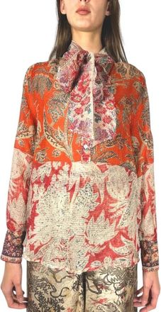 Pierre-Louis Mascia Blusa romantische en etherische - Dames - Blouses - Veelkleurig - M - Overhemden