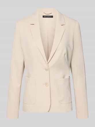 Betty Barclay Slim Fit Blazer mit Reverskragen in Beige, Gr&ouml;&szlig;e 36
