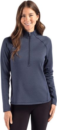 Cutter & Buck Peshastin Fleece Recycled Womens Half Zip Pullover