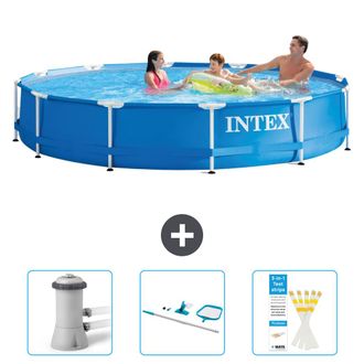 Intex Piscina Con Estructura Redonda - 366x76 Cm - 6-piezas Scb82
