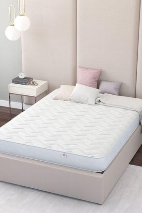 Aspire Home Accents 500 Memory Foam Hybrid Mattress in White | Size: Small Single