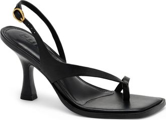 Cult Gaia Paxton Thong Slide Sandal in Black at Nordstrom, Size 6.5Us