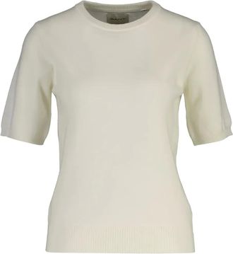 GANT T-shirt van lamswol - Beige