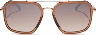 DIFF Eyewear Jesse Navigator Sunglasses in Taupe at Nordstrom Rack