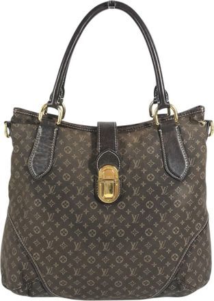 Louis Vuitton Brown Fusain Monogram Idylle Shoulder Bag Tote Bag (Pre-Owned)