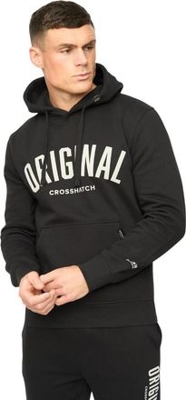 Crosshatch Heren Kensby Hoodie (Zwart)