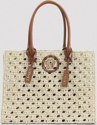 Versace Rafia Large Tote Bag