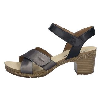 Josef Seibel Block Heel Sandal - Dames - Schoenen - Blauw - Maat: 38 EU