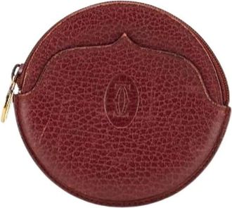 Cartier Pre-owned Wallets, female, Red, Size: ONE SIZE Pre-owned Leather Wallet