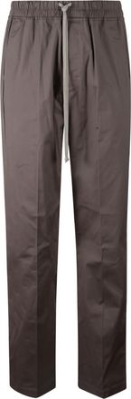 Rick Owens Black Drawstring Trousers