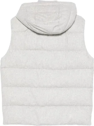 PESERICO Womens Hooded Quilted Gilet Aw25 M