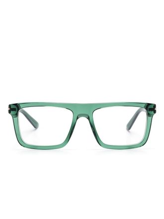Gucci Bril met vierkant montuur - Groen