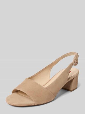 H&ouml;gl Sandalette mit Blockabsatz in Taupe, Gr&ouml;&szlig;e 39