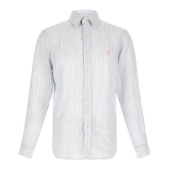 Polo Ralph Lauren Heren, Overhemden, Veelkleurig, Maat: L Linnen