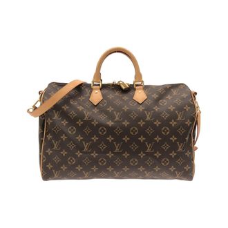 Louis Vuitton Brown Coated Canvas Boston Bag (Pre-Owned)