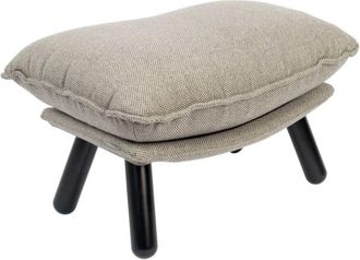 Zuiver Reposapiés de tela gris claro