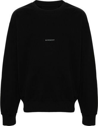 Givenchy sketch-print cotton sweatshirt - men - Cotton - M - Black