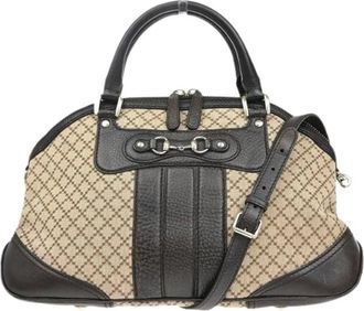 Gucci Pre-owned Handbags, female, Beige, Size: ONE SIZE Pre-owned Vintage Handbag