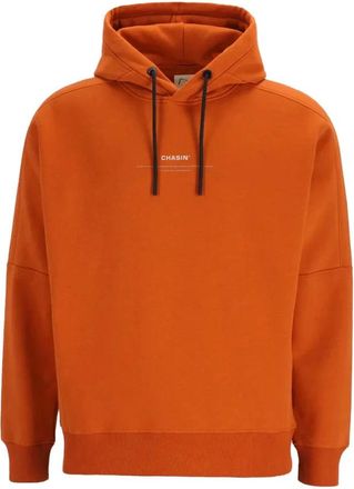 Chasin Chasin, Heren, Sweatshirts & Hoodies, Oranje, Maat: L