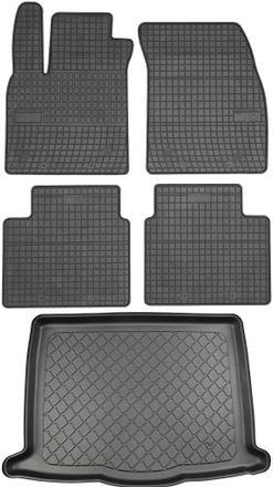 OEM Juego De Alfombrillas De Goma Para Coche Y Alfombrilla Para Maletero Para Ford Focus Iv Hatchback Desde Septiembre De 2018