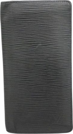 Louis Vuitton Noir Long Wallet (Bi-Fold) (Pre-Owned)