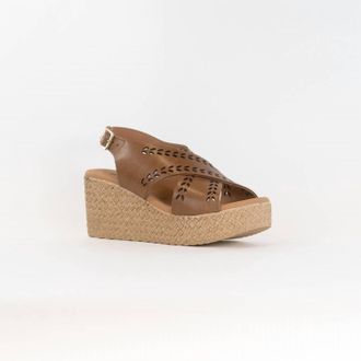Eric Michael Womens Bobbie Sandal In Tan