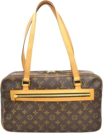 Louis Vuitton Pre-owned Vintage Monogram Schoudertas - Dames - Vintage Schoudertas - Bruin - ONE Size - Leer - Vintage