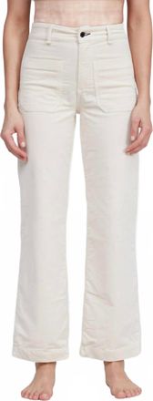 ASKK NY Womens Corduroy Sailor Pants In Bone