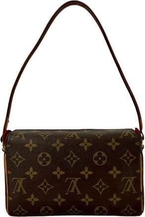 Louis Vuitton Pre-owned Shoulder Bags, female, Brown, Size: ONE SIZE Pre-owned Printed Small Handbag