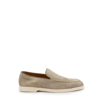Doucal's Loafers, male, Beige, Size: 9 1/2 US Adler Moccasin
