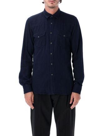 Xacus Navy Blue Regular Shirt