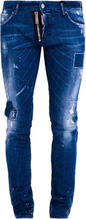Dsquared2 Mens Slim Jean Blue Denim Pants Cotton - Size 42 (Waist)