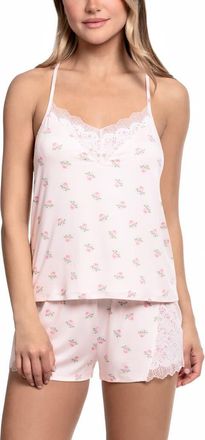 In Bloom by Jonquil Sevilla Lace Trim Short Pajamas in Quartz Pink at Nordstrom, Size X-Large