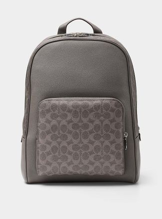 Coach Mens Wade monogram backpack