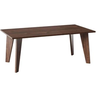 OEM Mesa Aris 138x80 Cm Para Cocina, Sal&oacute;n, Comedor, Roble Chocolate