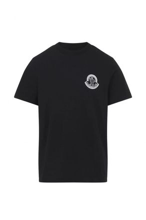 Moncler ARCHIVE LOGO T SHIRT Size: M, colour: BLACK