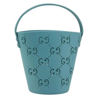 Gucci Pre-owned Vintage Rubber Bucket Bag - - Pre-owned - Donna - Blu - ONE SIZE