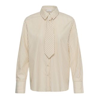 Kaffe Kaliana Shirt - Dames - Blouses & Shirts - Beige - Maat: 2XL Viscose
